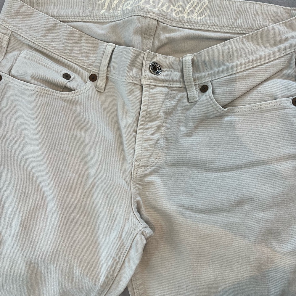 Women’s off white Madewell jeans